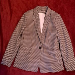 H&M blazer, size medium, fall plaid design